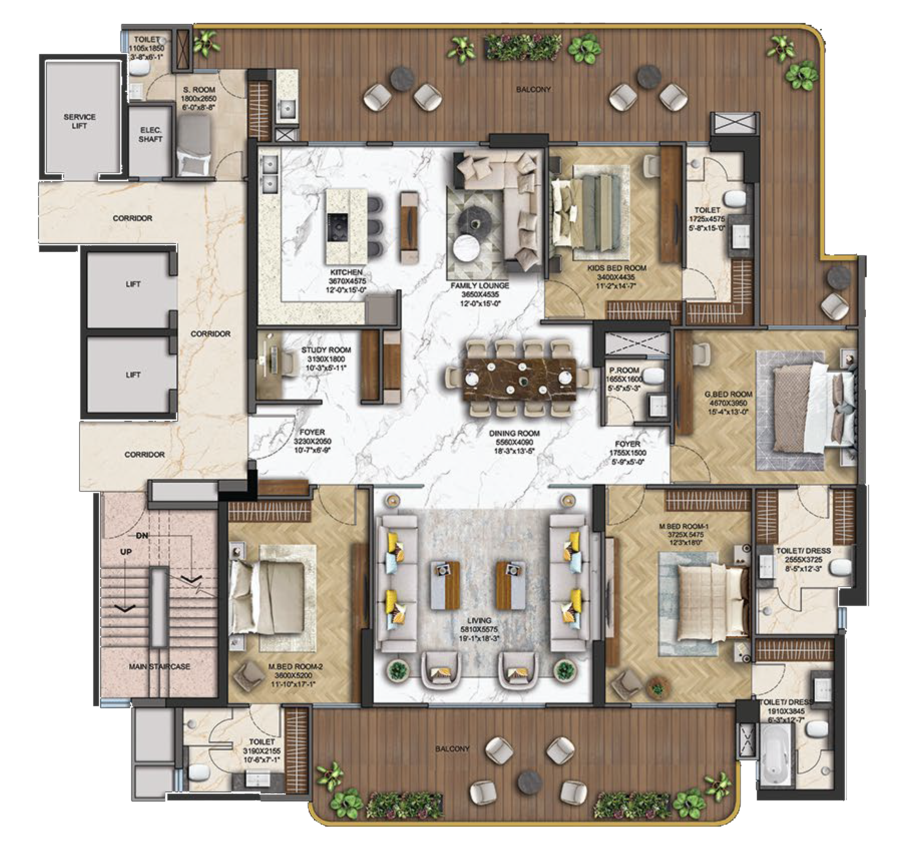 ACE Mahagun Medalleo Floor Plan